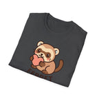 Ferret Holding Heart T-Shirt