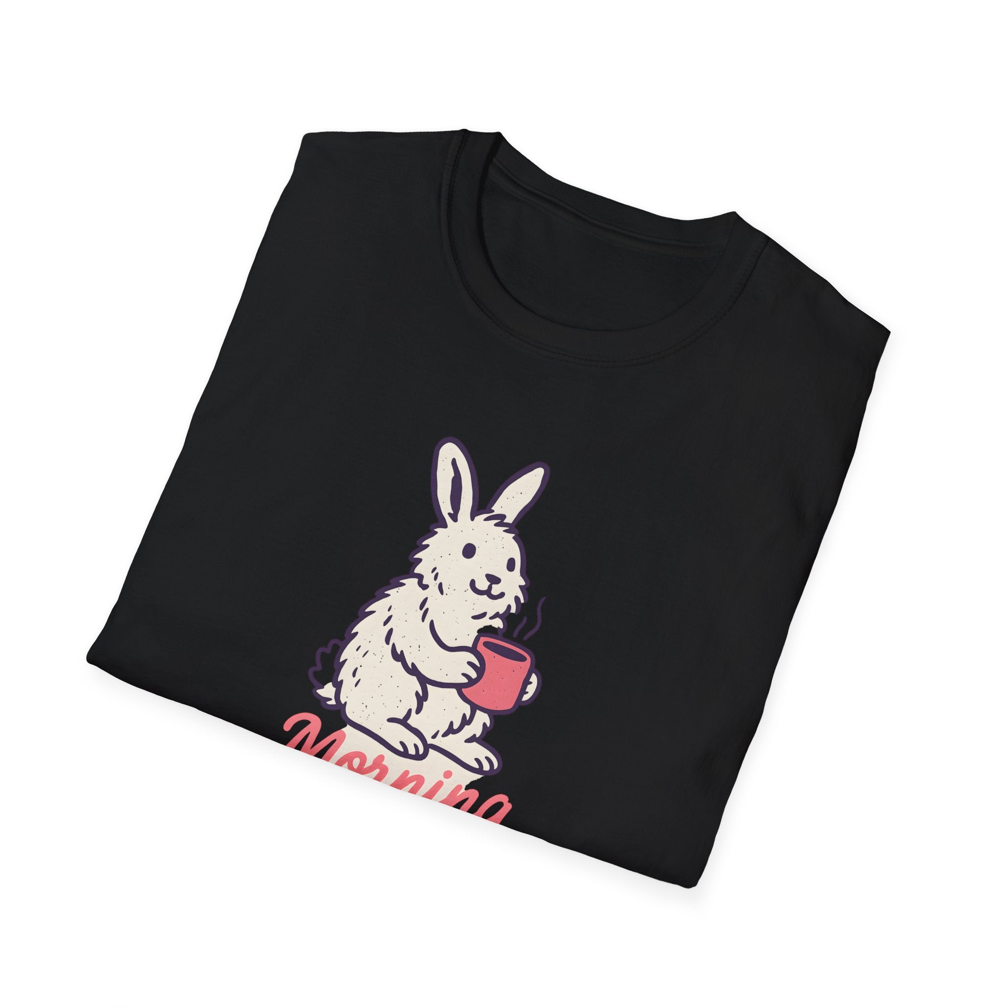 Bunny Sipping Morning Coffee T-Shirt