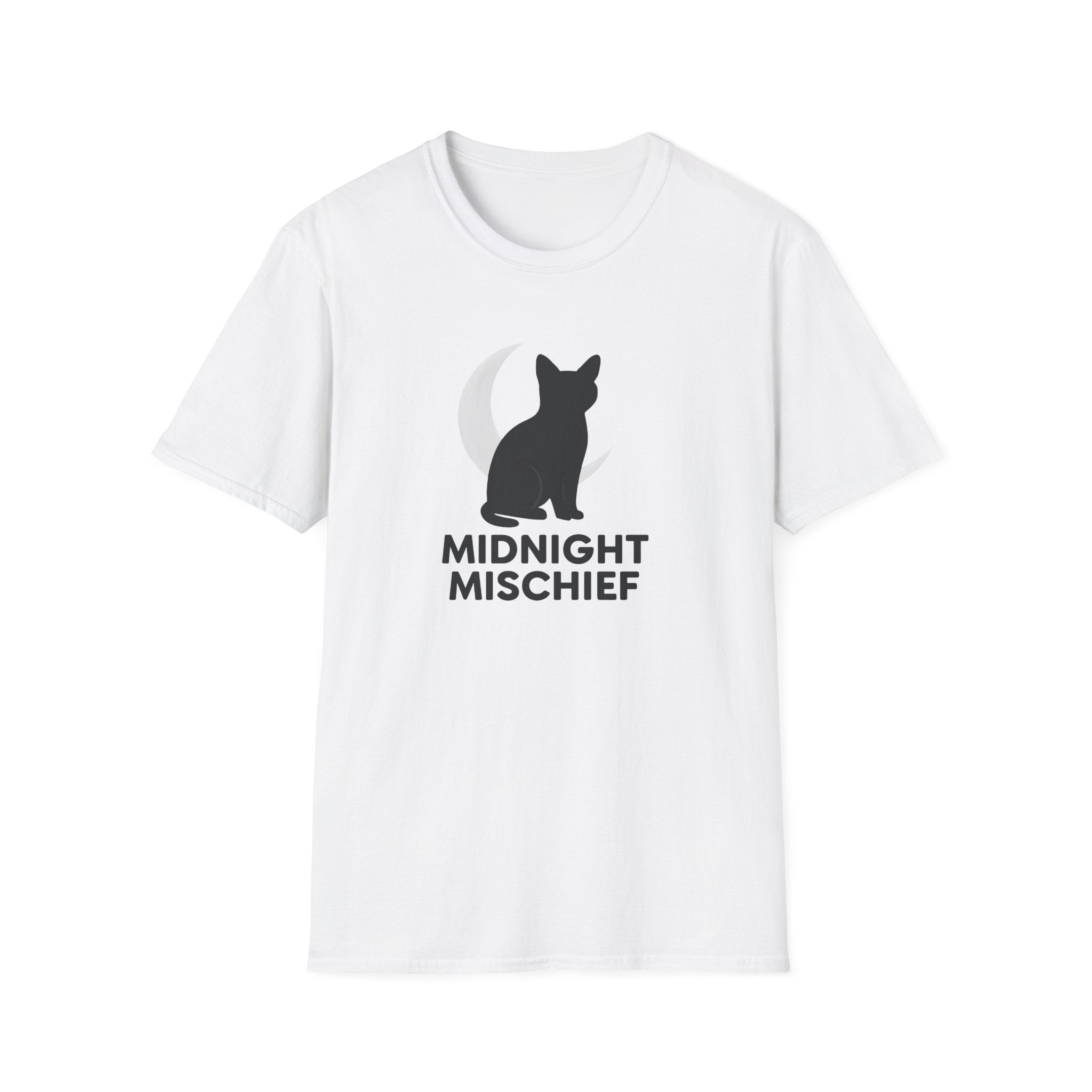 Moonlit Cat Silhouette T-Shirt