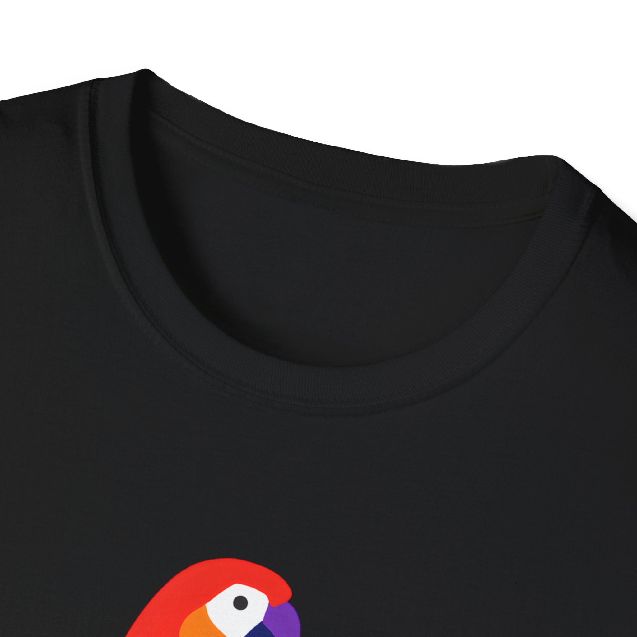 Colorful Parrot Illustration T-Shirt