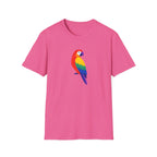 Colorful Parrot Illustration T-Shirt