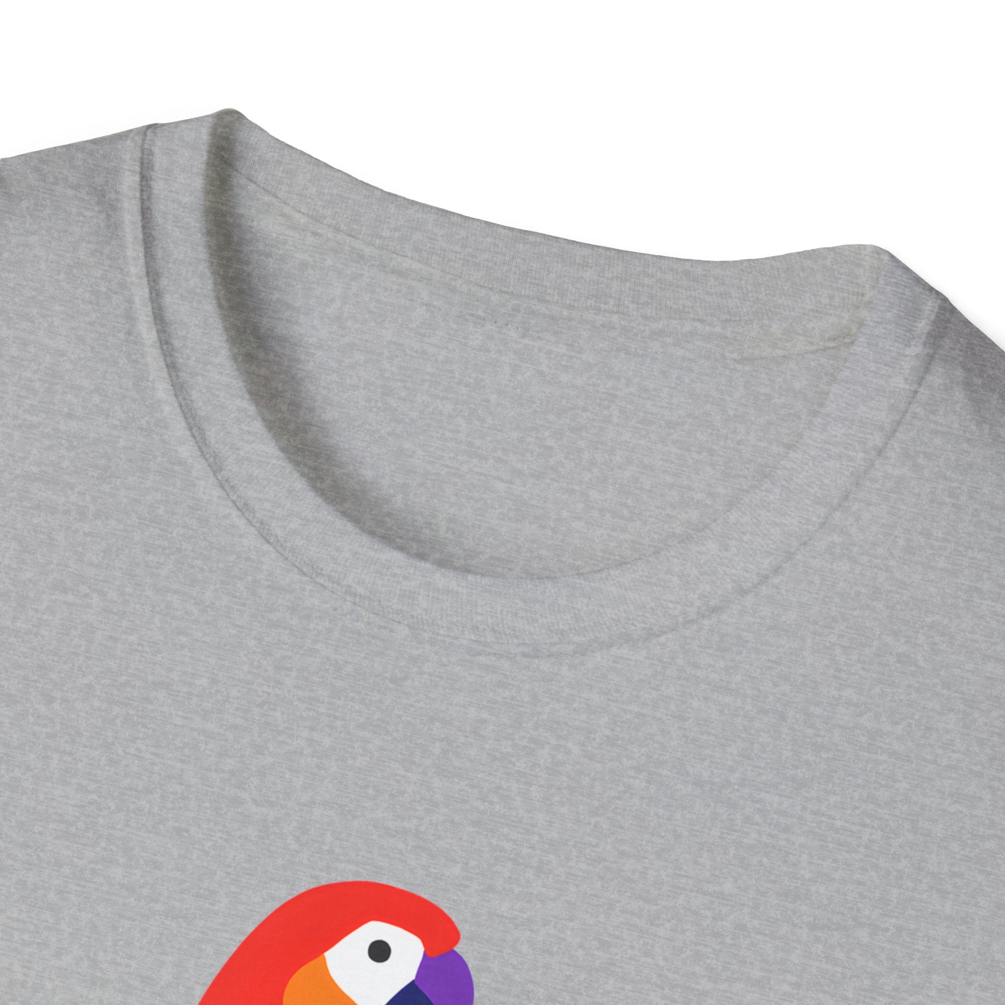 Colorful Parrot Illustration T-Shirt