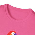 Colorful Parrot Illustration T-Shirt