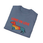 Retro Rainbow Dachshund T-Shirt