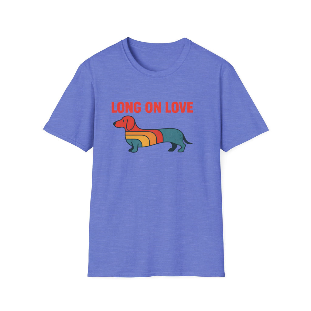 Retro Rainbow Dachshund T-Shirt