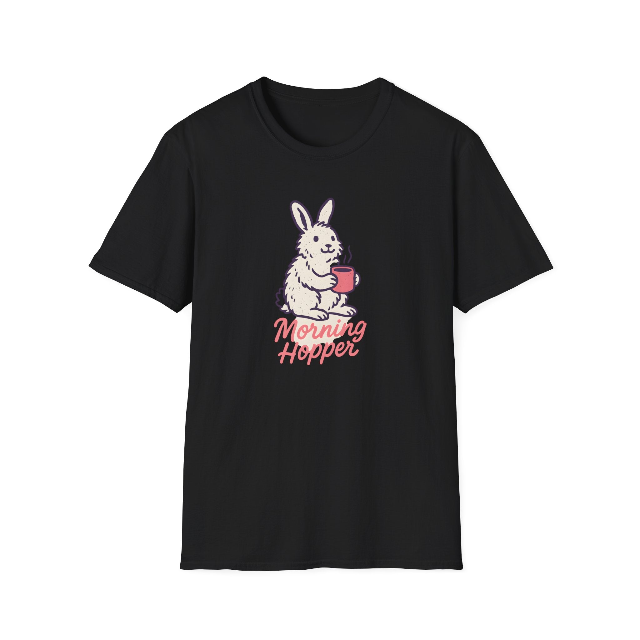 Bunny Sipping Morning Coffee T-Shirt