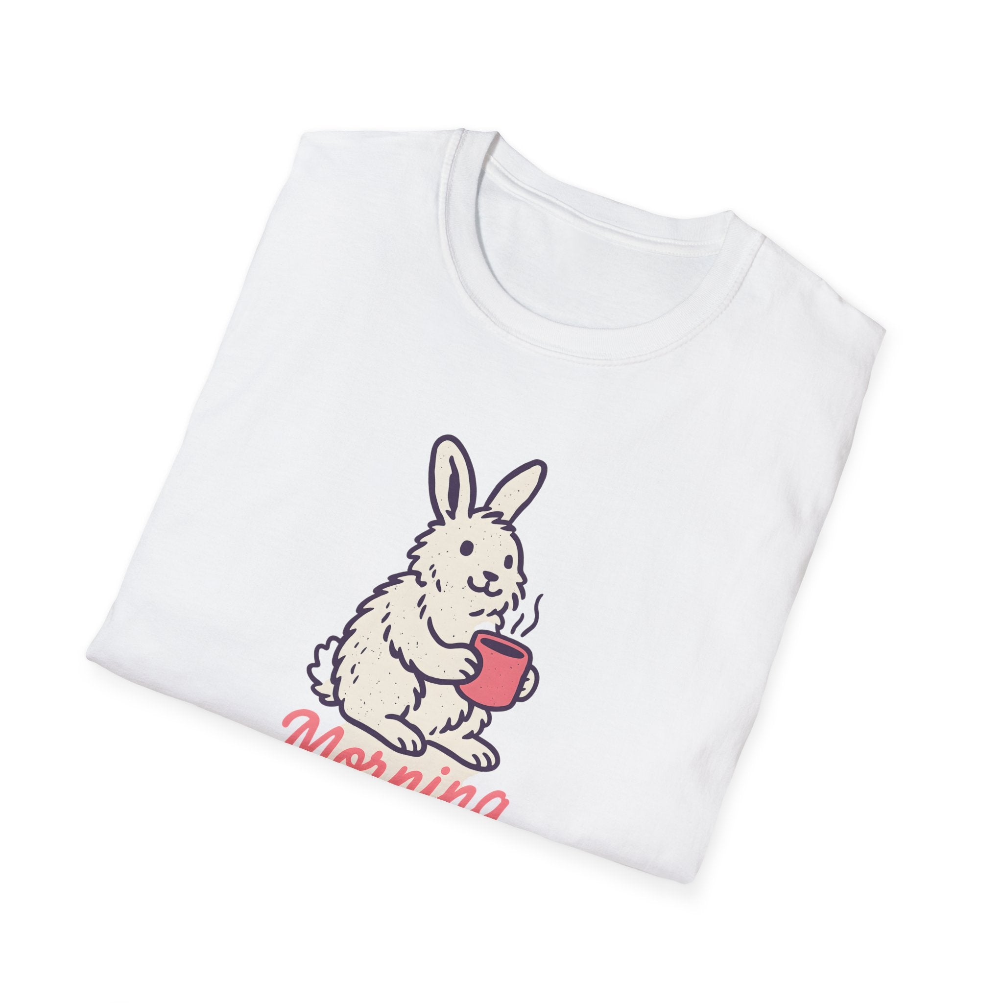 Bunny Sipping Morning Coffee T-Shirt