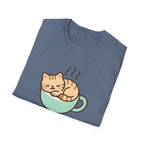 Cat in Coffee Cup T-Shirt