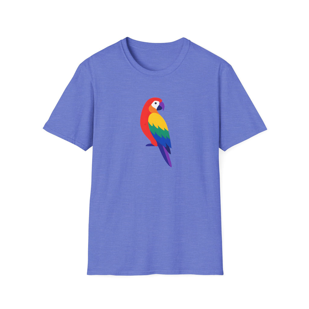 Colorful Parrot Illustration T-Shirt